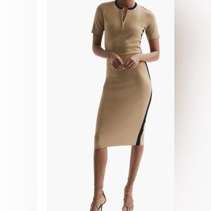 Reiss Rosie Short Sleeve Sweater Dress Size L